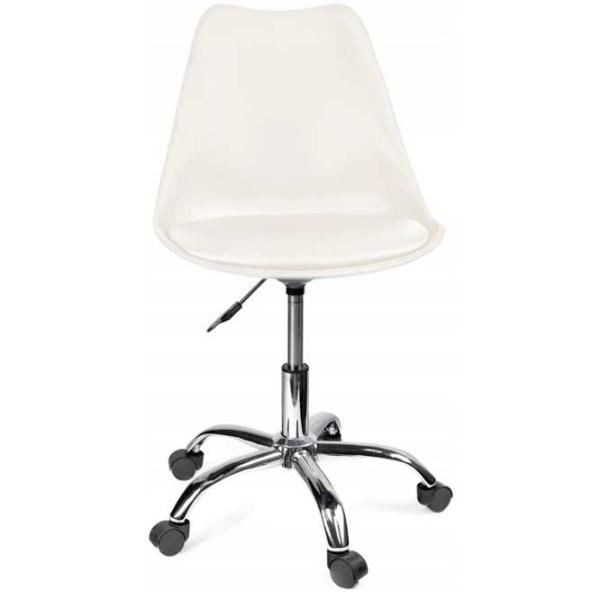Fotoliu de birou Jumi IGER CM-910348 Piele artificială/ White photo 3 Fotoliu de birou Jumi IGER CM-910348 Piele artificială/ White photo 3