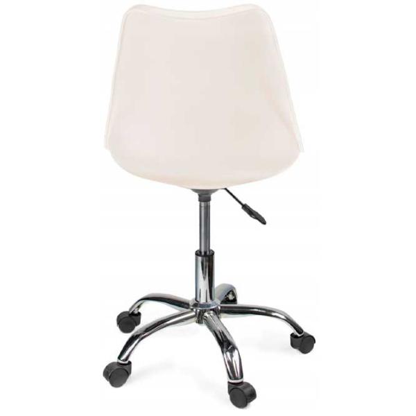 Fotoliu de birou Jumi IGER CM-910348 Piele artificială/ White photo 4 Fotoliu de birou Jumi IGER CM-910348 Piele artificială/ White photo 4
