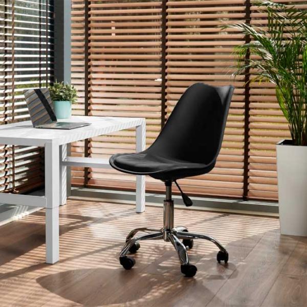 Fotoliu de birou Jumi IGER CM-910355 Piele artificială/ Black photo 4 Fotoliu de birou Jumi IGER CM-910355 Piele artificială/ Black photo 4