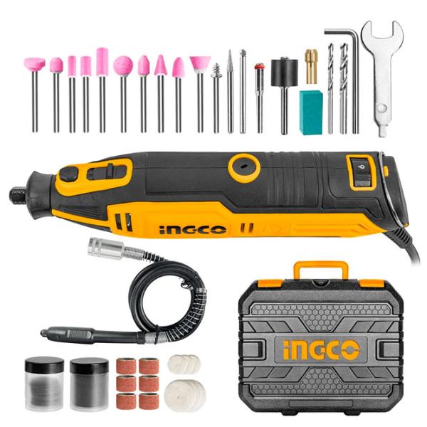 Polizor INGCO MG13328 Graver / 130 W / Yellow photo 2