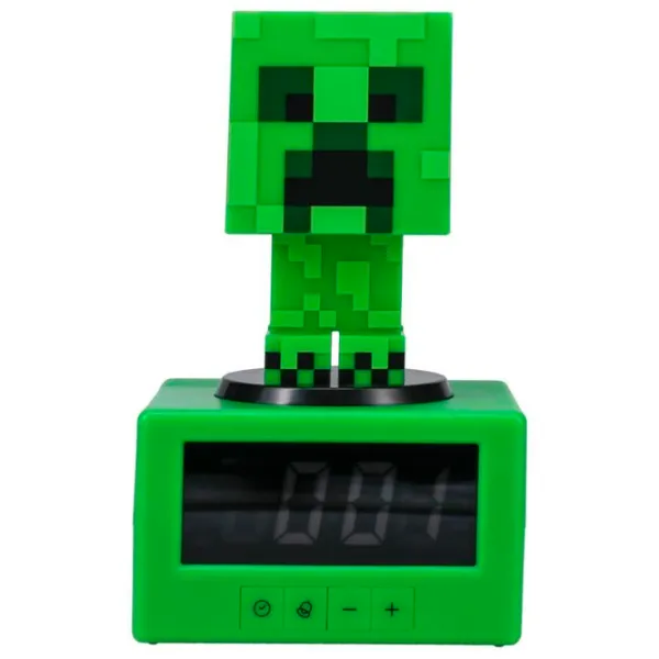 Deșteptător Paladone Creeper Icon PP11369MCF Minecraft/ Black Green photo 2