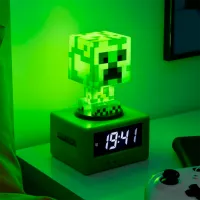 Deșteptător Paladone Creeper Icon PP11369MCF Minecraft/ Black Green photo 4