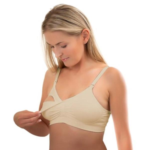 Бюстгальтер для кормящих мам
BabyOno 0585/ 23 75 - 80 см/ Полиамид, эластан/ Бежевый photo 3
