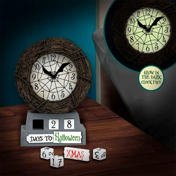 Deșteptător Paladone Countdown PP11190NBC Nightmare Before Christmas/ Gray Black photo 7