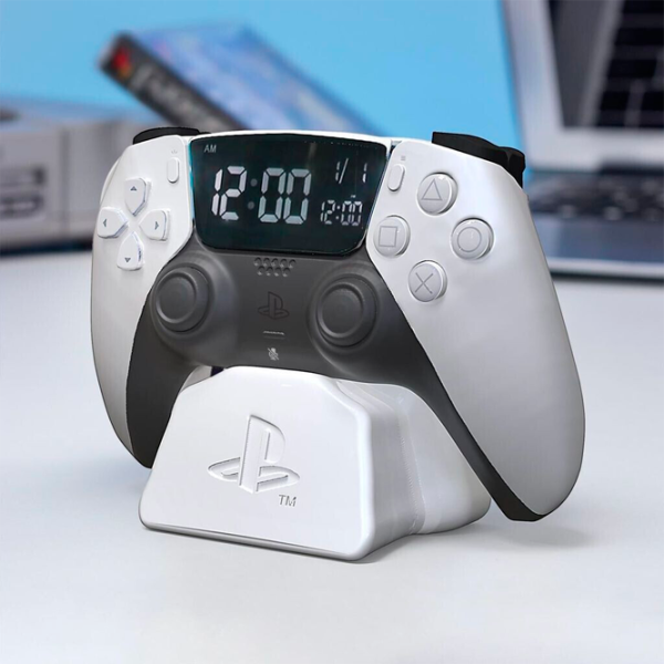 Будильник Paladone PS5 PP9405PS PlayStation/ Черный Белый photo 4