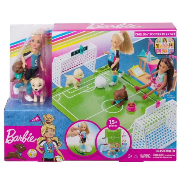 Набор Barbie Chelsea Football Team GHK37 спортсменка/ 3+ photo 3 Набор Barbie Chelsea Football Team GHK37 спортсменка/ 3+ photo 3
