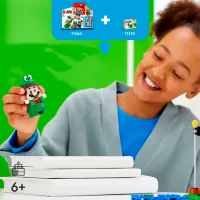 Constructor LEGO Frog Mario Figuri/ Multicolor photo 6
