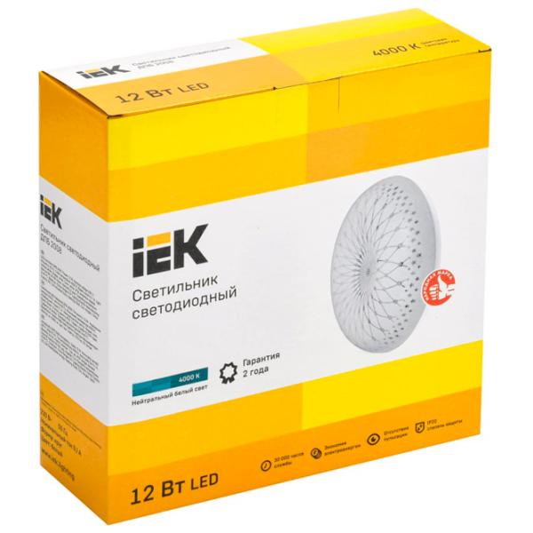 Plafonieră IEK LDPB0-2008-12-4000-K01 260 mm/ Oțel photo 2 Plafonieră IEK LDPB0-2008-12-4000-K01 260 mm/ Oțel photo 2