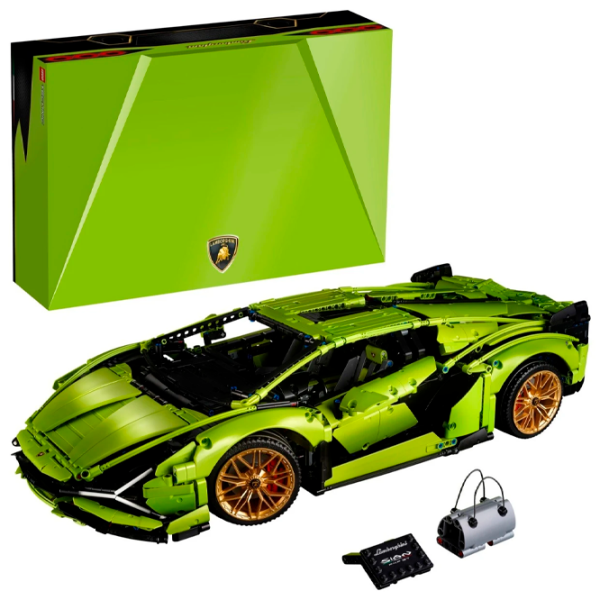 Constructor LEGO Lamborghini Sián FKP 37 Mașină/ Green photo 2