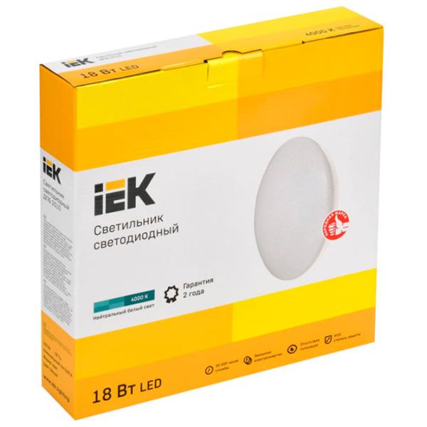 Плафон IEK LDPB0-2010-18-4000-K01 340 мм/ Сталь photo 2