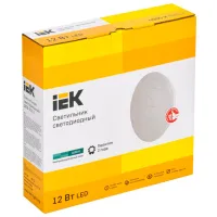 Plafonieră IEK LDPB0-2011-12-4000-K01 260 mm/ Oțel photo 2