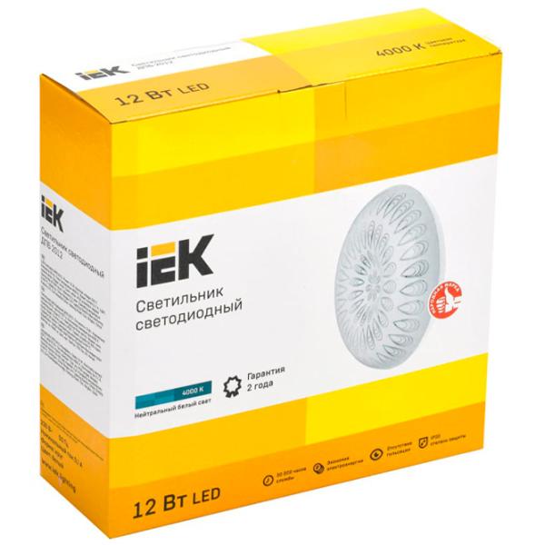 Plafonieră IEK LDPB0-2012-12-4000-K01 260 mm/ Oțel photo 2 Plafonieră IEK LDPB0-2012-12-4000-K01 260 mm/ Oțel photo 2