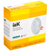 Plafonieră IEK LDPB0-2012-12-4000-K01 260 mm/ Oțel photo 2
