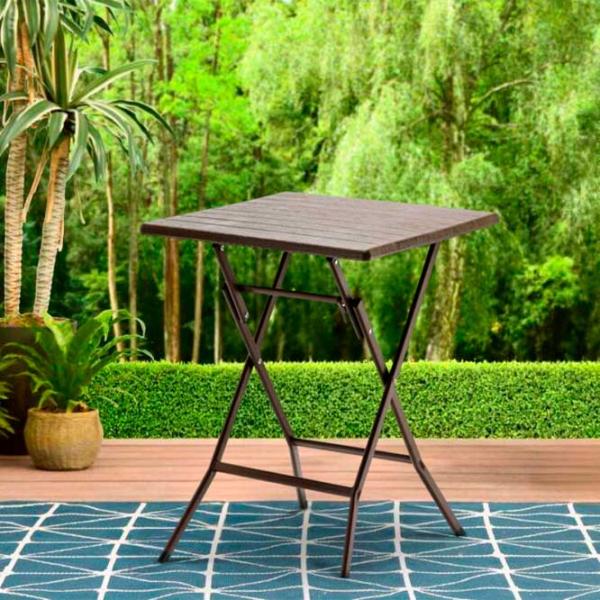 Masă de grădină GardenLine ZUM1008 Pătrat/ Brown photo 3