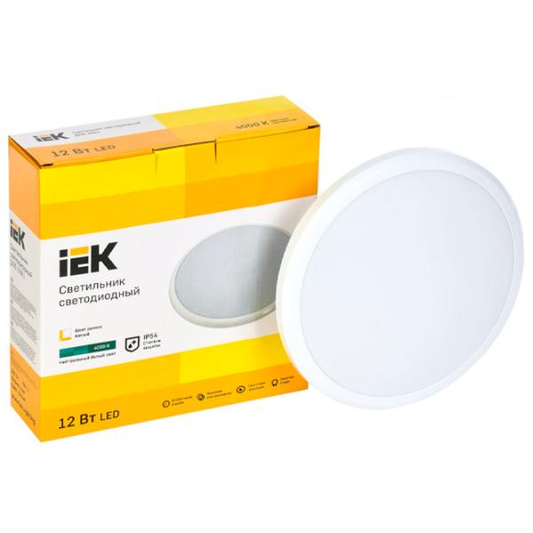 Plafonieră IEK LDPB0-3001-12-4000-K01 220 mm/ Polipropilenă photo 3