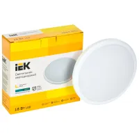 Plafonieră IEK LDPB0-3003-18-4000-K01 220 mm/ Polipropilenă photo 3