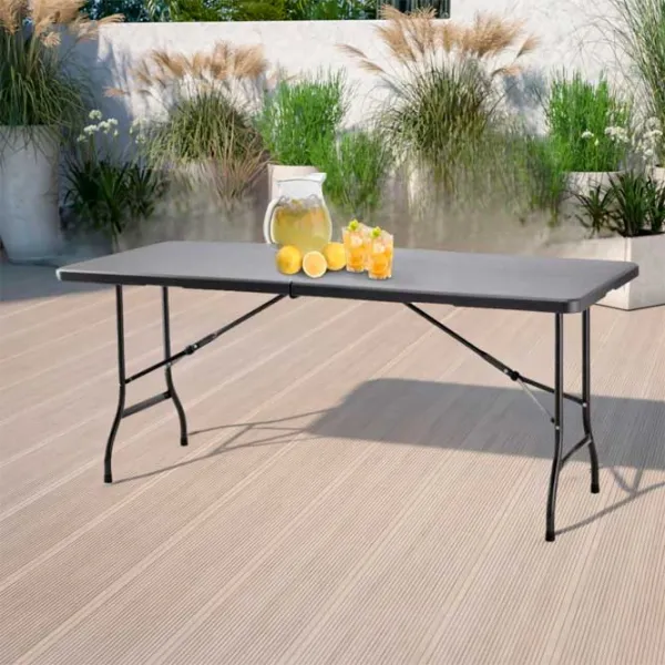 Masă de grădină GardenLine ZUM0964 Pătrat/ Gray photo 2