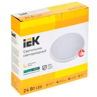 Plafonieră IEK LDPB0-3003-18-4000-K01 270 mm/ Polipropilenă photo 3
