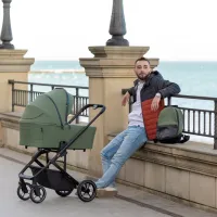 Cărucior pentru copil Carrello Alfa 2 in 1 2024 Black photo 6