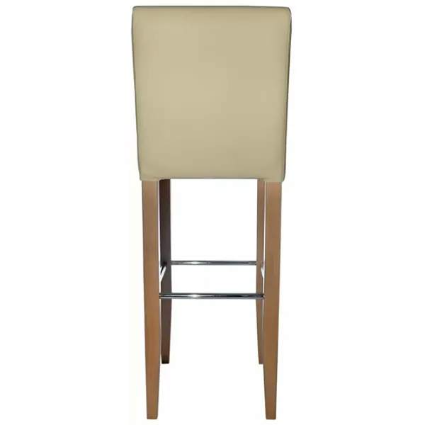 Scaun de bar Barum 5701615 Piele eco/ MDF/ Crem photo 3