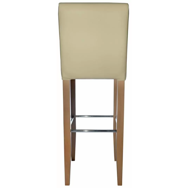 Scaun de bar Barum 5701615 Piele eco/ MDF/ Crem photo 3