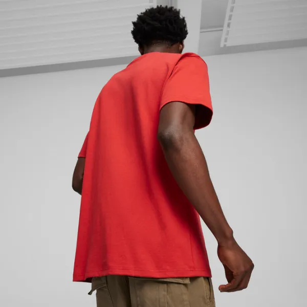Футболка для мужчин Puma Mmq Tee 100% хлопок/ Красный photo 4