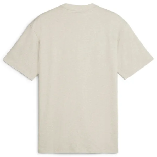 Tricou pentru bărbați Puma Mmq Tee 100% bumbac/ Oatmeal photo 2