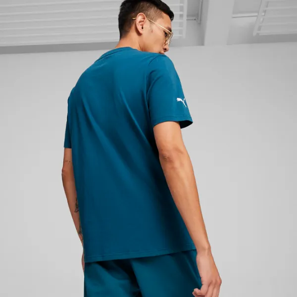 Футболка для мужчин Puma Mapf1 Logo Tee 100% хлопок/ Ocean Tropic photo 4