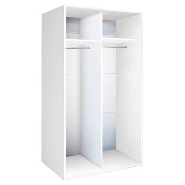 Шкаф Modern Braun Top 2 120 x 60см x 210 / ДСП / Белый photo 2