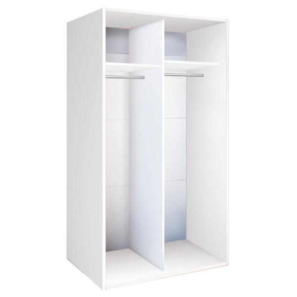 Шкаф Modern Braun Top 2 120 x 60см x 210 / ДСП / Белый photo 2