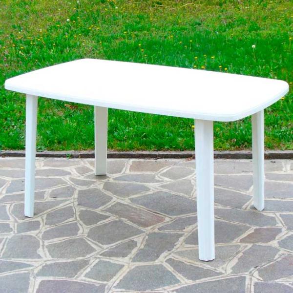 Masă de grădină Bica Cayman Dreptunghiular/ White photo 2