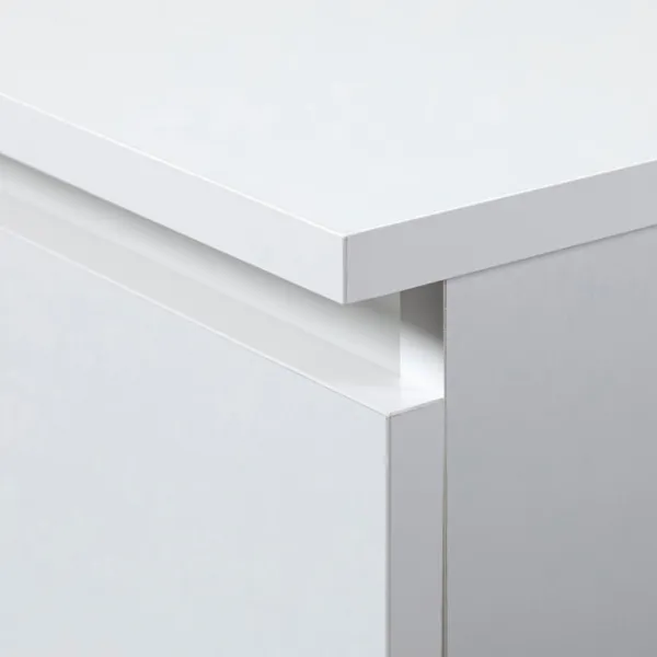 Masă de birou Akord A-7 90 Left PAL/ White photo 3 Masă de birou Akord A-7 90 Left PAL/ White photo 3