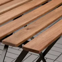 Садовый стол Ikea Tarno Квадратный/ Коричневый Черный photo 3
