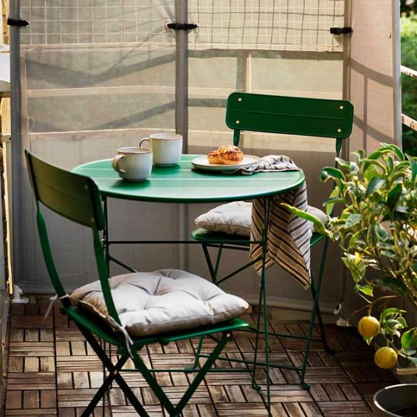Masă de grădină Ikea Sundso Rotund/ Green photo 3