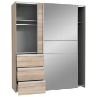 Шкаф Forte Winn2 W2QS8233S-D30F 170.3 x 61.2см x 205 / ДСП / Дуб Сонома photo 2
