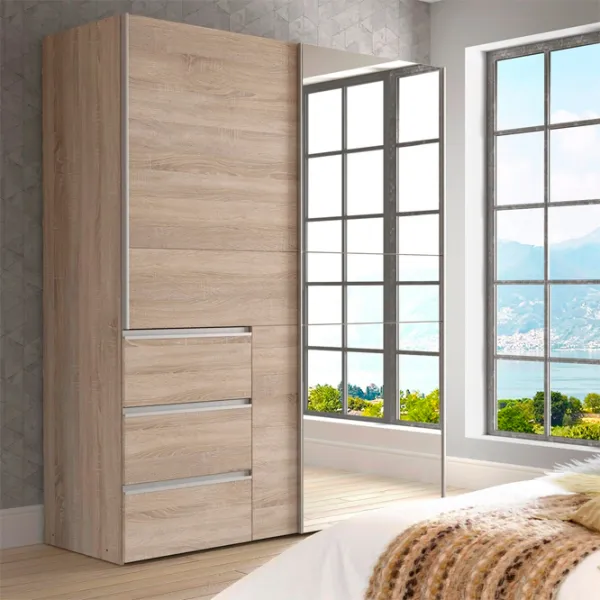 Шкаф Forte Winn2 W2QS8233S-D30F 170.3 x 61.2см x 205 / ДСП / Дуб Сонома photo 6 Шкаф Forte Winn2 W2QS8233S-D30F 170.3 x 61.2см x 205 / ДСП / Дуб Сонома photo 6