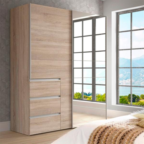 Шкаф Forte Winn2 W2QS8233S-D30F 170.3 x 61.2см x 205 / ДСП / Дуб Сонома photo 6 Шкаф Forte Winn2 W2QS8233S-D30F 170.3 x 61.2см x 205 / ДСП / Дуб Сонома photo 6