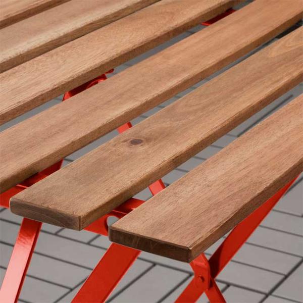Masă de grădină Ikea Tarno Pătrat/ Red photo 2