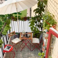Садовый стол Ikea Tarno Квадратный/ Красный photo 3