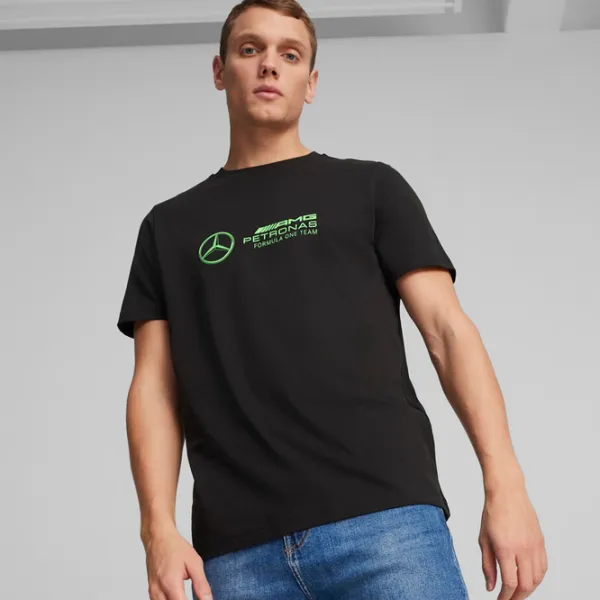 Футболка для мужчин Puma Mapf1 Logo Tee 100% хлопок/ Черный photo 3