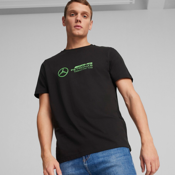 Футболка для мужчин Puma Mapf1 Logo Tee 100% хлопок/ Черный photo 3