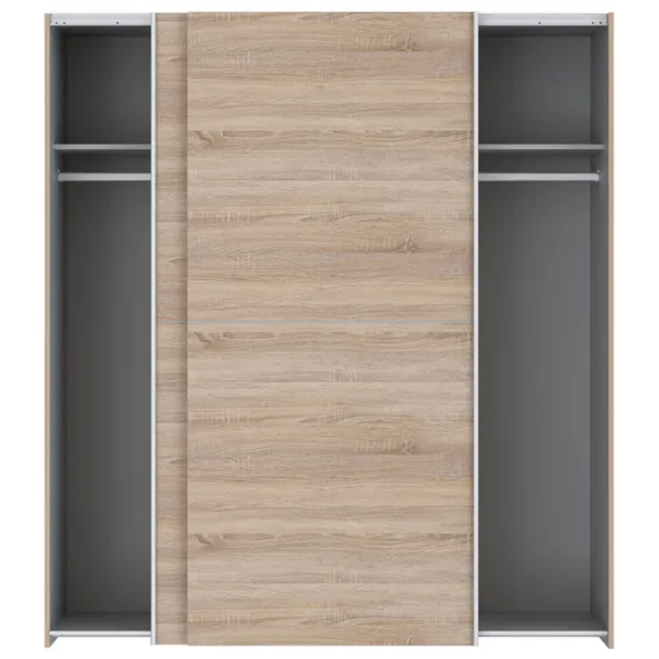 Шкаф Forte Dederik W3NS82232-D30 170.3 x 61.2см x 190.5 / ДСП / Дуб Сонома photo 3 Шкаф Forte Dederik W3NS82232-D30 170.3 x 61.2см x 190.5 / ДСП / Дуб Сонома photo 3