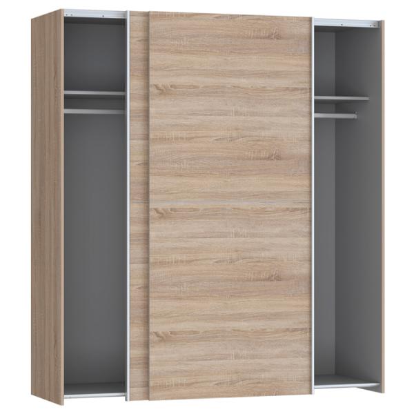 Шкаф Forte Dederik W3NS82232-D30 170.3 x 61.2см x 190.5 / ДСП / Дуб Сонома photo 4 Шкаф Forte Dederik W3NS82232-D30 170.3 x 61.2см x 190.5 / ДСП / Дуб Сонома photo 4