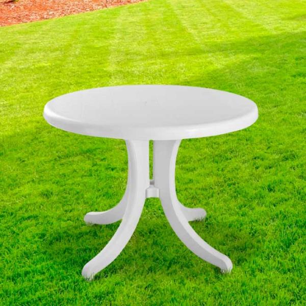 Masă de grădină Sanja Orlando Rotund/ White photo 2 Masă de grădină Sanja Orlando Rotund/ White photo 2