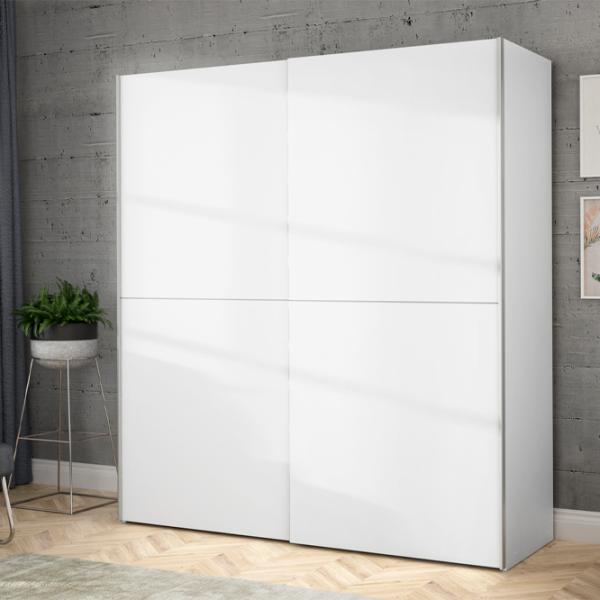 Шкаф Forte Dederik W3NS82232-120 170.3 x 61.2см x 190.5 / ДСП / Белый photo 7 Шкаф Forte Dederik W3NS82232-120 170.3 x 61.2см x 190.5 / ДСП / Белый photo 7