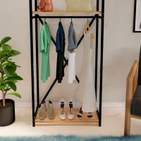 Cuier Bofigo Metal Coat Stand PAL / Lemn natural photo 5