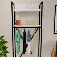 Cuier Bofigo Metal Coat Stand PAL / White photo 4