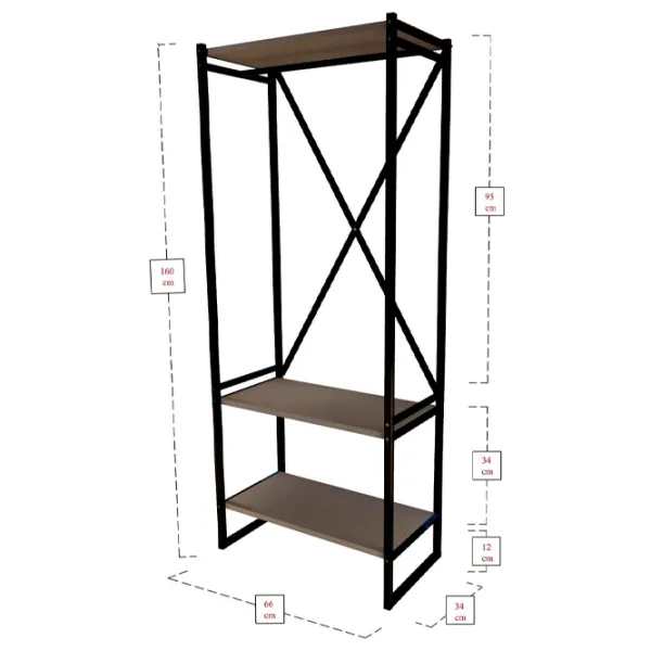Cuier Fabulous Metal Coat Stand PAL/ Anthracite photo 3 Cuier Fabulous Metal Coat Stand PAL/ Anthracite photo 3