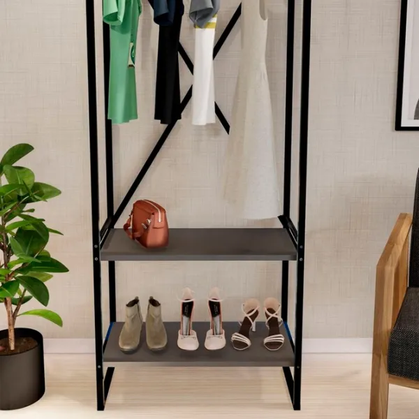 Cuier Fabulous Metal Coat Stand PAL/ Anthracite photo 6 Cuier Fabulous Metal Coat Stand PAL/ Anthracite photo 6