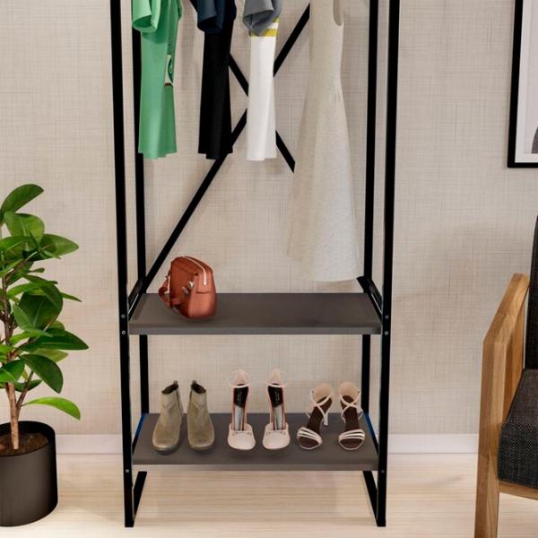 Cuier Fabulous Metal Coat Stand PAL/ Anthracite photo 6 Cuier Fabulous Metal Coat Stand PAL/ Anthracite photo 6